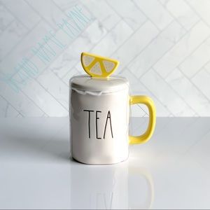 Rae Dunn Tea Mug with Topper
